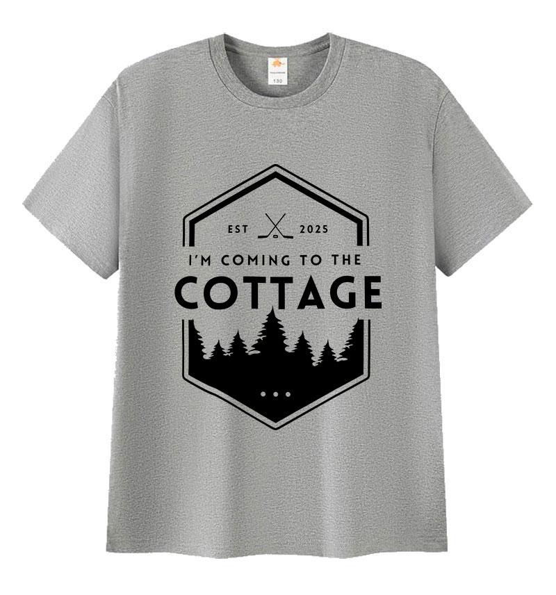 Хлопковая футболка с принтом 'Heated Rivalry Cottage' для мужчин и женщин, повседневная модная футболка с коротким рукавом, топ из чистого хлопка, высококачественная футболка