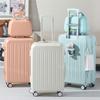 Durable Multifunctional Women's Travel Suitcase with Combination Lock