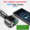Автомобильное зарядное устройство, высокое качество, горячая/простая установка, зажигалка