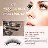 QIC Black 4D Silk Fiber Waterproof Mascara - 500% Volume, Real Length, No Extensions Needed