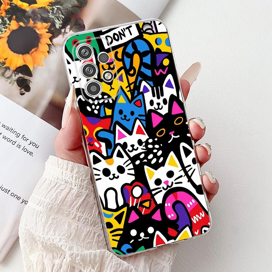 Чехол для Samsung Galaxy A52 A52s A72 5G Милый Расписной Чехол Мягкий Силиконовый Чехол для Телефона Для Samsung A52 A 52 s Galaxy A72 5G Fundas