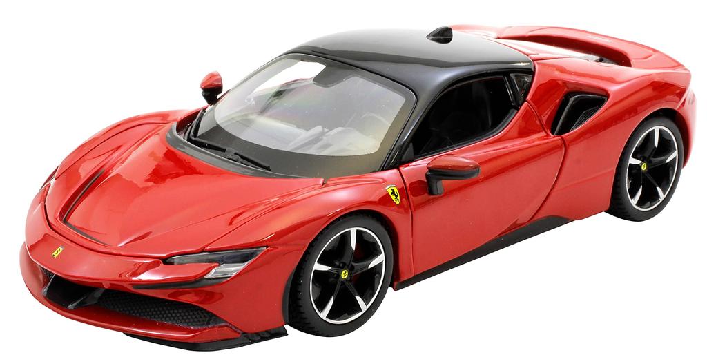 Bburago SF90 Stradale Красный Готовый продукт 1/24