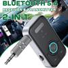 Bluetooth 5.3 Car AUX Audio Adapter Receiver Transmitter 3.5mm Jack AUX Wireless Audio Adapter for Car Earphones TV Speakers