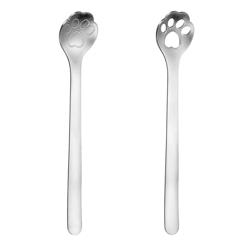 Десерт Чайные аксессуары Кофейные ложки для размешивания Ложка в виде собачьей лапы Мультяшный кошачий коготь Кухонная посуда
