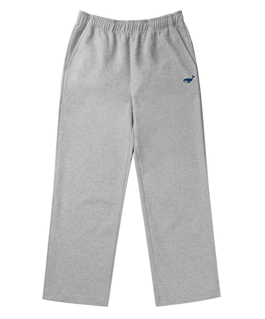 OKSTAR Mini Whale Embroidered Semi-Wide Sweatpants