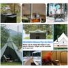 Diameter 6CM Chimney Pipes Stainless Steel Stove Pipes Flue Extension Tube  Tents