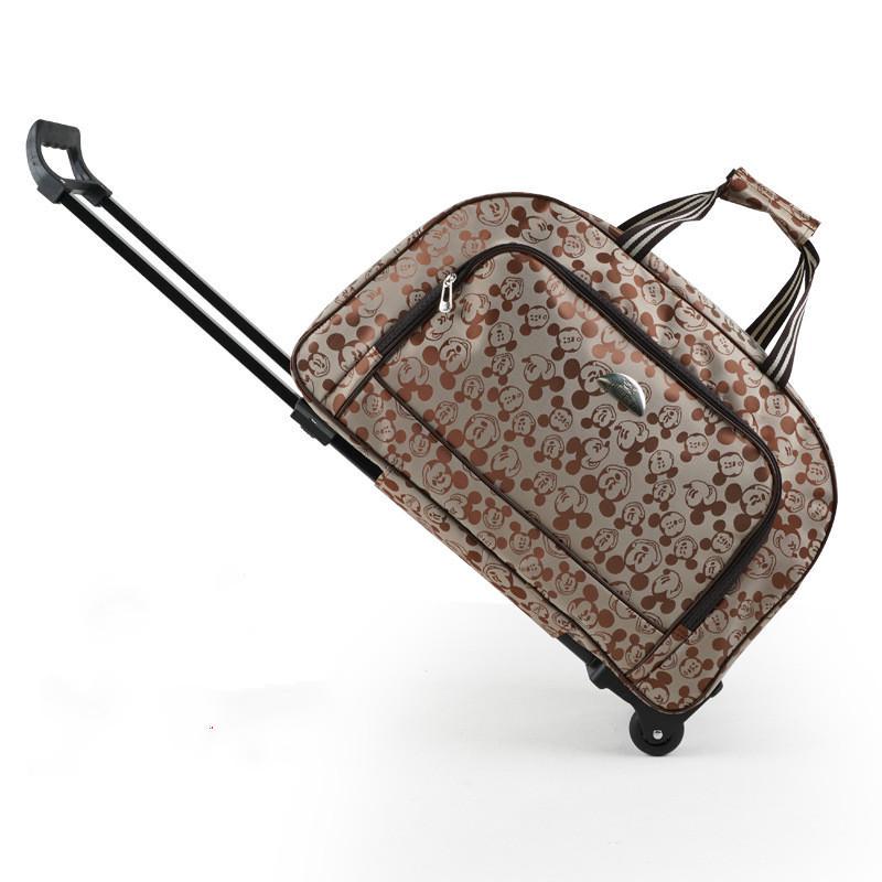 Trolley Bag Female Large Capacity Trolley Bag Travel Bag Handbag Tow Bag Luggage Bag Male