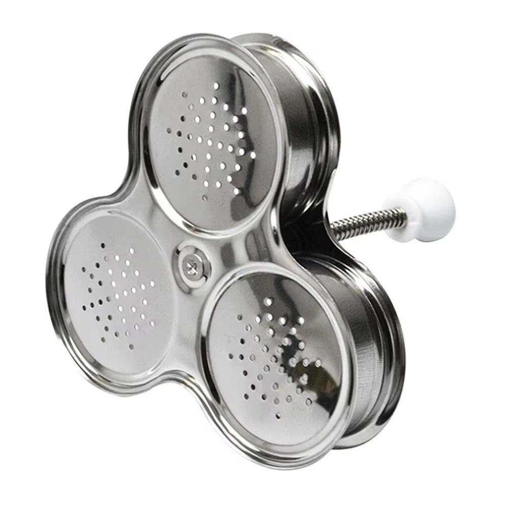 Non-Stick Egg Poaching Pan 3 Grids Eggs Cooker Convenient Poached Egg Maker Cooking Tool