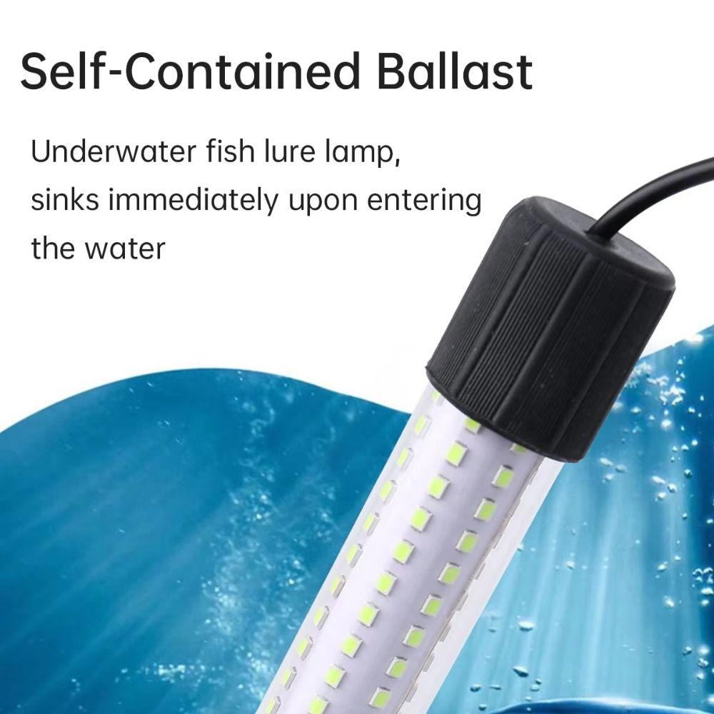 Waterproof 12V Fishing Light 126LEDs Lures Finder Lamp LED Underwater Light Boat Outdoor