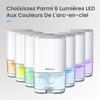 Déshumidificateur d'air - PRO BREEZE - Mini Déshumidificateur - 1L - Technologie Peltier - Lumières LED