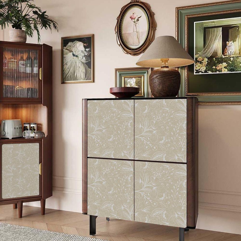 1 рулон самоклеящихся обоев, съемные обои с листьями в стиле бохо, водонепроницаемые настенные наклейки для обустройства дома, строительный материал