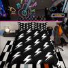 Homewish Black Stars Print Duvet Cover Set for Teen, Abstract Geometry Bedding Set, Cartoon Theme Decor