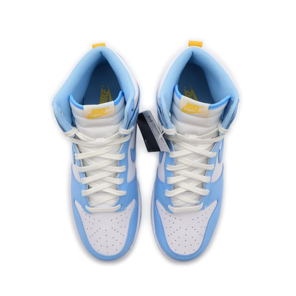 DD1399-401 Nike Dunk High Retro Homer Blue Chill White Amarillo UNC (Мужской)