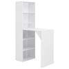 Bar Table - VIDAXL - White - Contemporary - Design - Storage Cabinet
