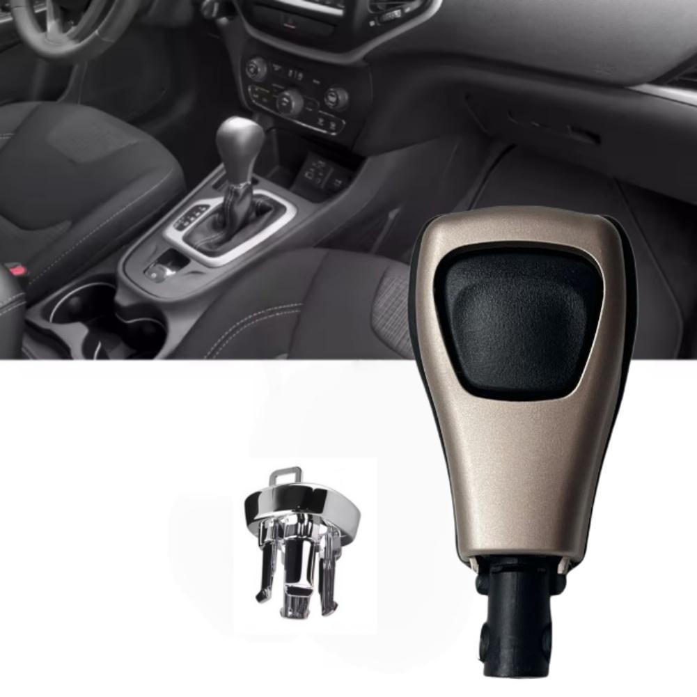 Черно-коричневая ручка переключения передач для Jeep For Cherokee 2014-2019 Автоматическая коробка передач Нержавеющая сталь 316 OEM 5YD291X9AB
