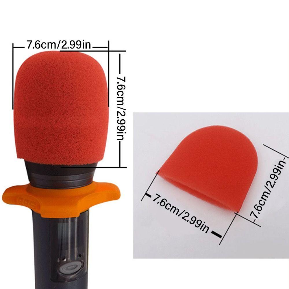2PCS/Set Disposable Microphone Cover Mic Dust Proof Covers Studio Interview Karaoke DJ