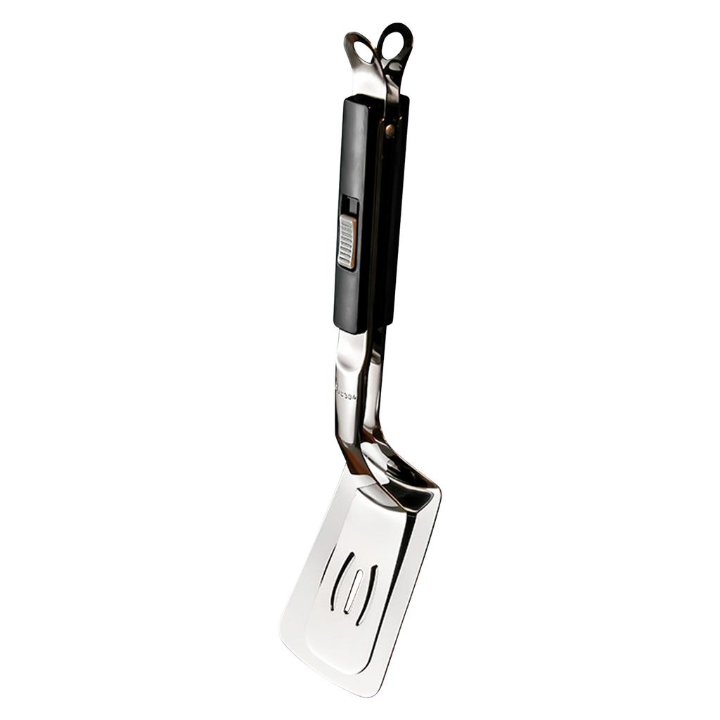 Анти-ожоговая лопатка с удлиненной ручкой, щипцы, зажим для гриля из нержавеющей стали, лопатка для переворачивания стейка, рыбы, хлеба, гамбургеров, барбекю, жарки