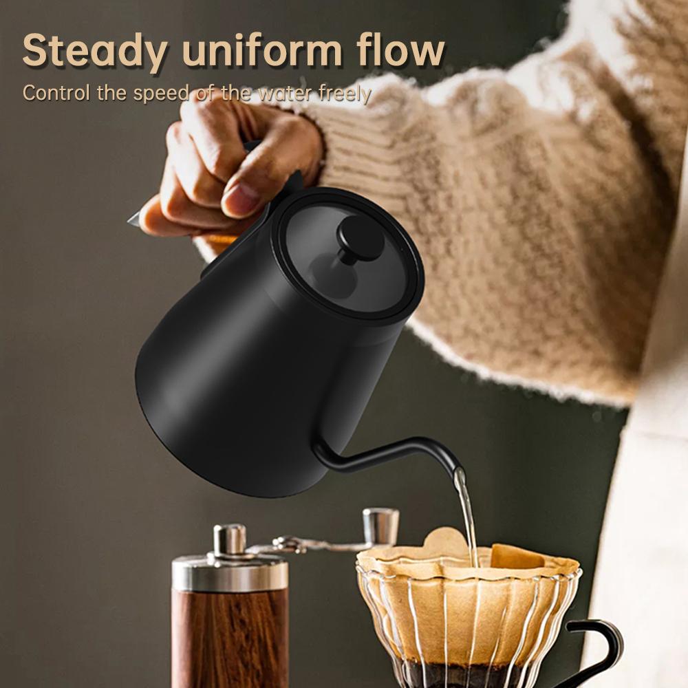 27oz Gooseneck Electric Kettle for Coffee Tea Boiling Water One Click 92 Celsius Temperature Auto Shut Off