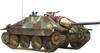 Takom German Type 38 Light Tank Destroyer Hetzer Medium Type No Interior Plastic Model TKO2171X 1/35