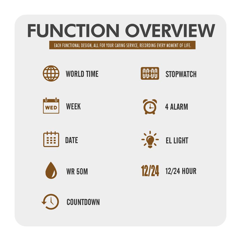Цифровые часы SKMEI 2348 для мужчин и женщин с подсветкой, водонепроницаемость 50 м, мировое время, ежедневный будильник
