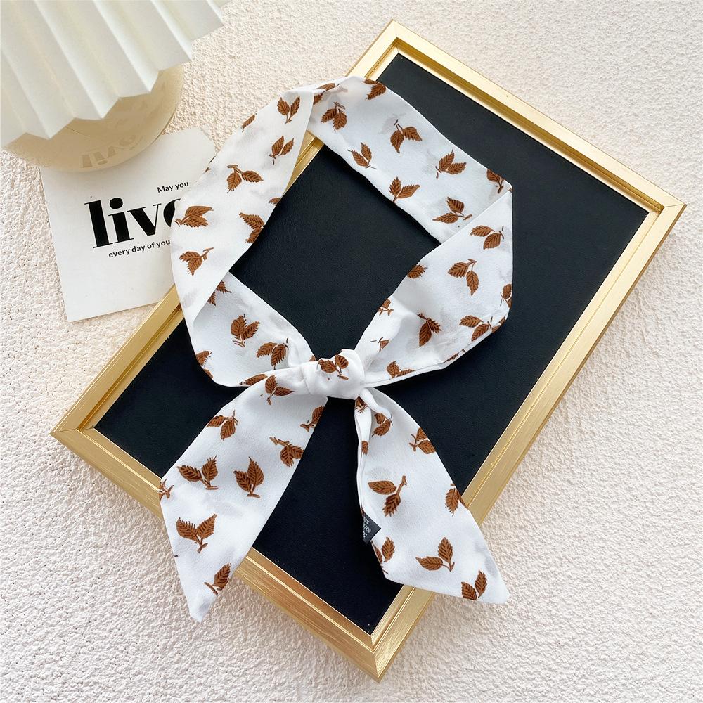 New Scarves Silk Scarves Women'S Spring And Autumn Season Long Decorative Professional Scarves Summer Thin Styles Paired With Shirts Stylish