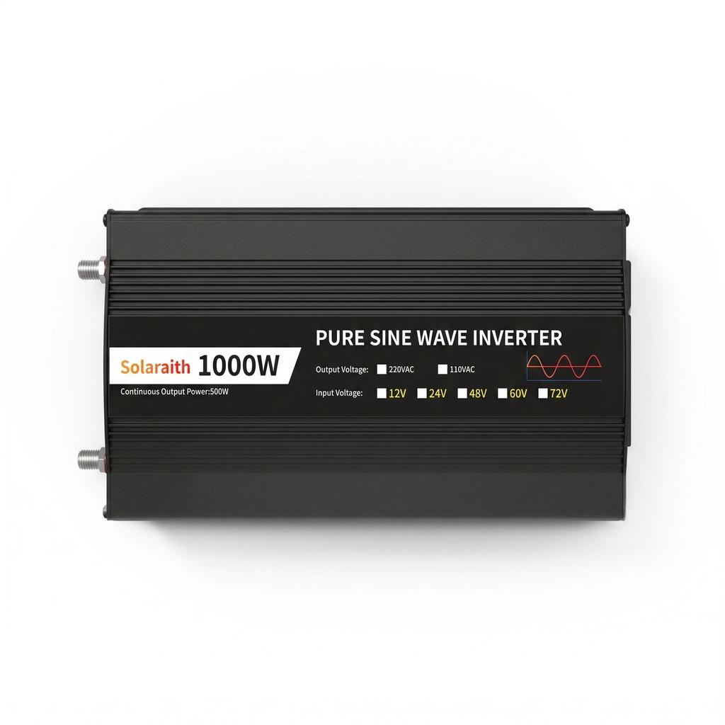 Pure Sine Wave Inverter 500W Peak 1000W DC 12V 24V 48V 60V to AC 110V 220V Solar Inverter DC to AC Converter- /ODM Supported