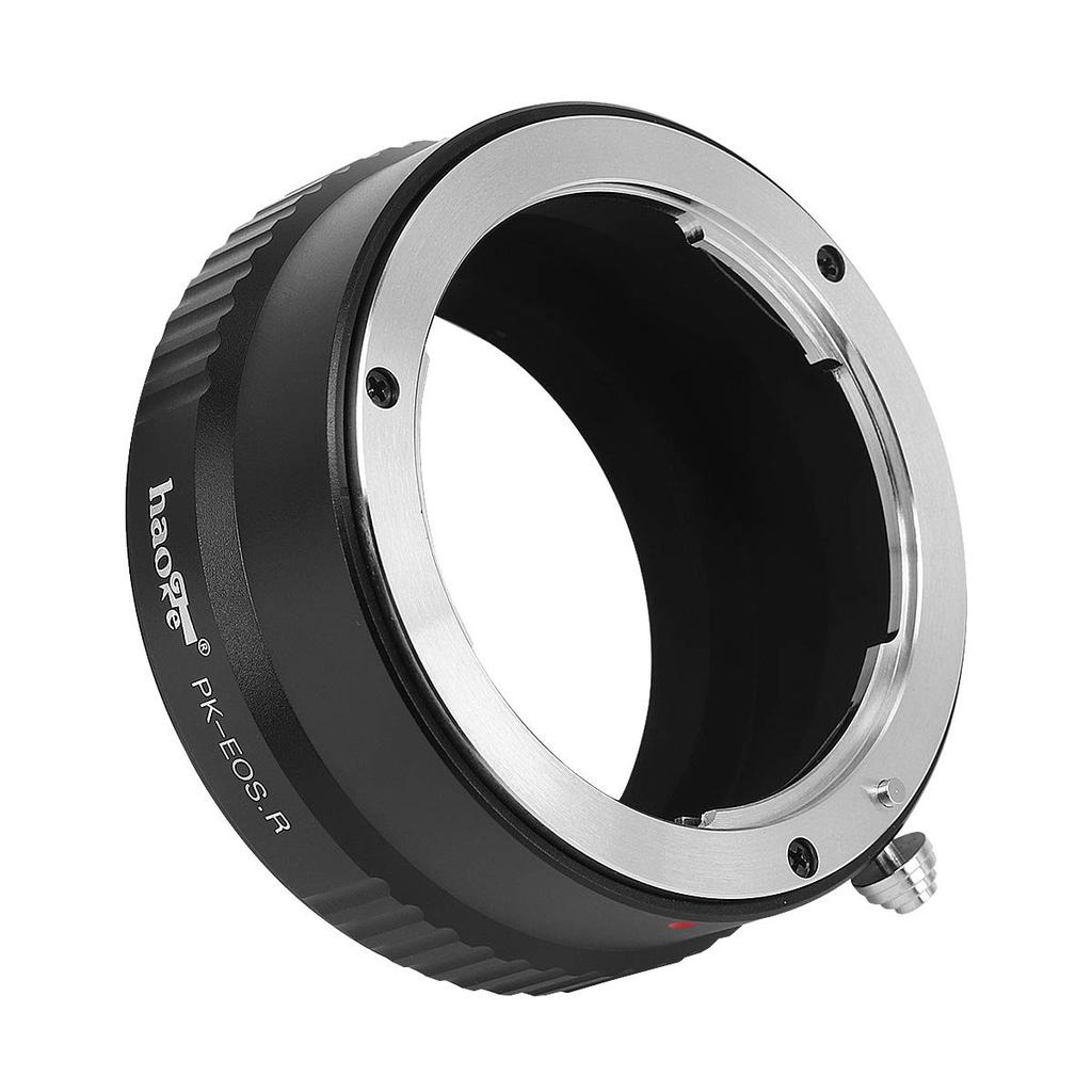 Haoge Manual Lens Mount Adapter for Pentax K PK Lens to Canon RF Mount such as Canon EOS R RP Cameras,