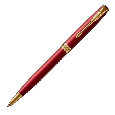 PARKER Sonnet Red GT Шариковая ручка Средний размер Подарок Официальный Номер продукта 1950777 Ручка, Наконечник, На основе масла, В коробке, Импортный,