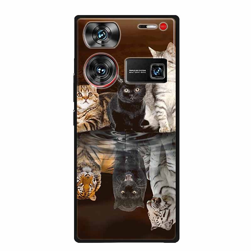 Чехол для ZTE nubia Z60 Ultra Роскошный Мягкий Силиконовый ТПУ Задняя Крышка Чехлы для Телефона Для ZTE NubiaZ60 Ultra 5G Защитный Мультяшный Fundas