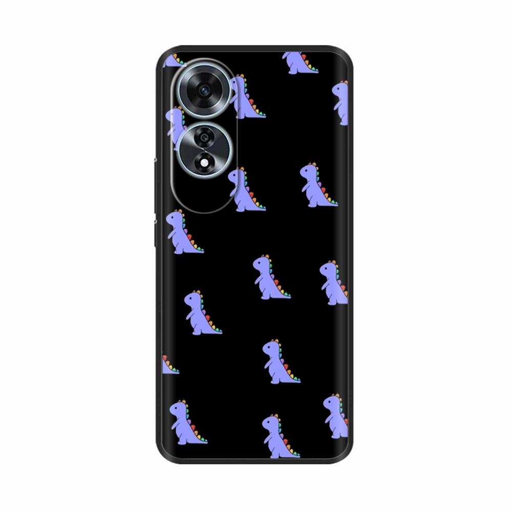 For Oppo A60 4G Case Love Heart Butterfly Soft Silicone Painted Back Cover For Oppo A60 OppoA60 4G Phone Shell Housing Fundas