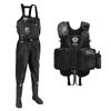 DRESS Chest High Wader Spikes Game Vest AIR Black Set Airborne/Felt S+Floating
