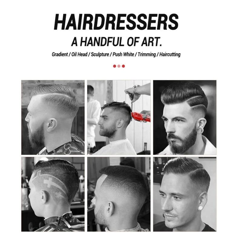 Перезаряжаемые машинки для стрижки волос Профессиональные машинки для стрижки волос Прозрачные электрические триммеры для волос для мужчин Беспроводная машинка для стрижки волос