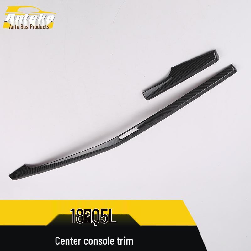 18 Q5L Center Console Trim: Electroplated Bright Dashboard Sticker