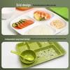 Durable Melamine Divided Canteen Tray