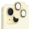 Podick Lens Cover for iPhone Camera Aluminum 9H Tempered Scratch Lens Camera Protection for iPhone High Black Overexposure Camera Lens Yellow 15/15