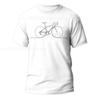 Vintage Minimalistic Bicycle Unisex Printed T-shirt Summre Woman Man Classic Tshirt Cyclists Shirts Cycling Lover Shirt Gifts