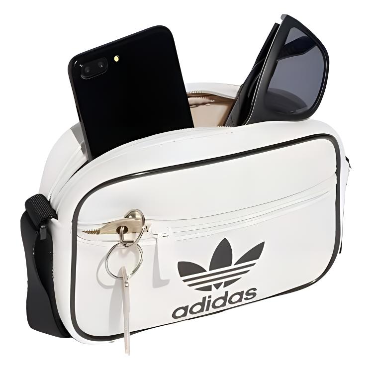 adidas Originals Adicolor 1,5 л Классическая Спортивная Повседневная Мини Сумка Через Плечо Унисекс Белый Черный JI9445