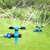 Watering Sprinkler 360 Degree Rotating Garden Sprinkler Large Area Coverage Lawn Sprinkler with Spike for Plant Irrigation