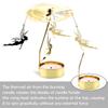 Heat-Powered Rotation Rotating Candle Holder Rotating Mechanism Transfer Windmill  Holiday Decor