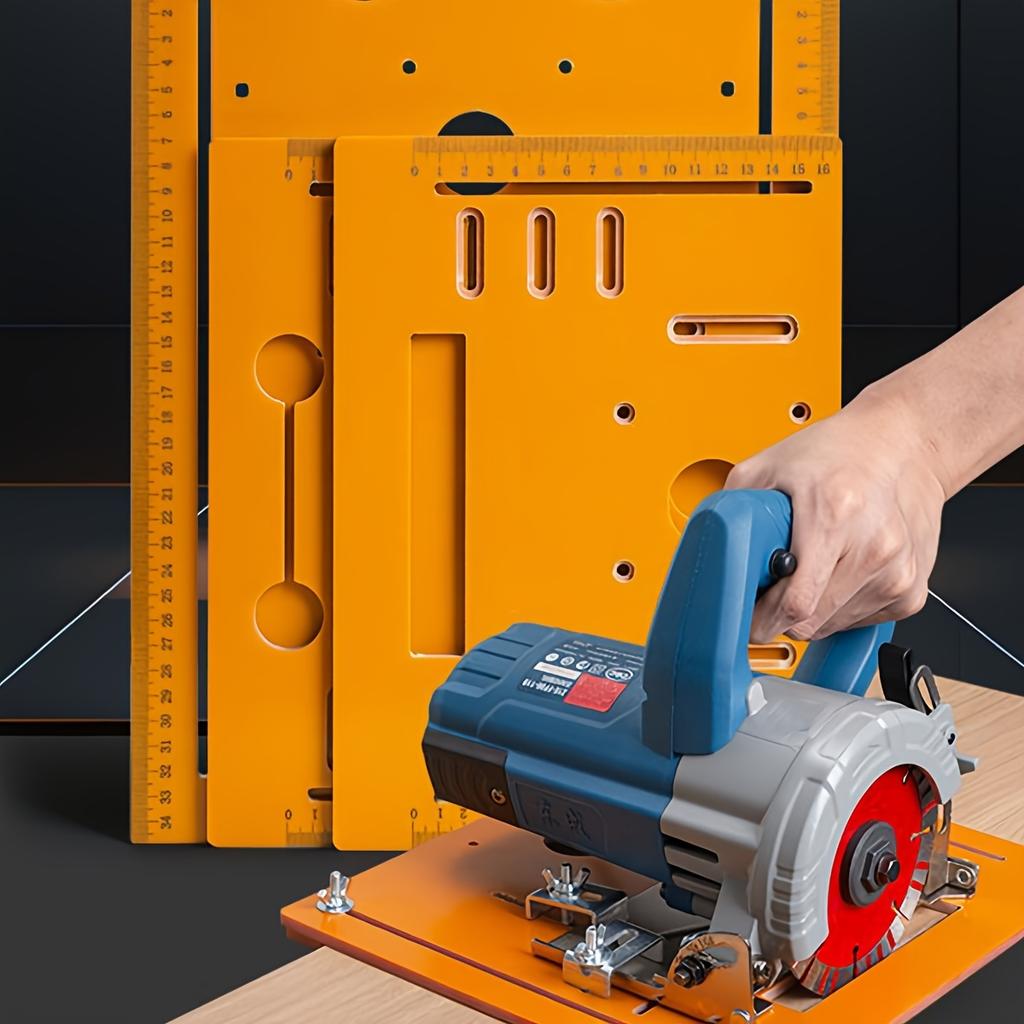 Cutting Machine Base Plate,Punch-Free 90° Flat Cut 45° Oblique Cut Saw Press Board Backer Backing Positioning Board,Saw Press