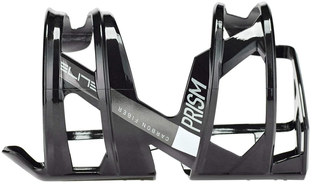 ELITE PRISM Carbon Правая флягодержатель, Карбон/Белый,