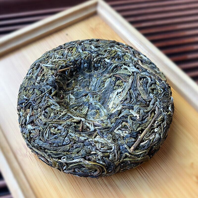 Чай пуэр из провинции Юньнань, 100 г - крупнолистовой необработанный чай с ароматом орхидеи Си Гуй