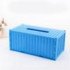 Cargo Container Tissue Dispenser for Kitchen Decorative Plastic Paper Towel Box Innovative Napkin Holder for Bedroom