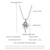 Серебро S925 d цвет VVS с муассанитом и бриллиантами, колье из 18-каратного золота, женские ювелирные изделия, круглый кулон с нишевым дизайном, цепочка на ключицу