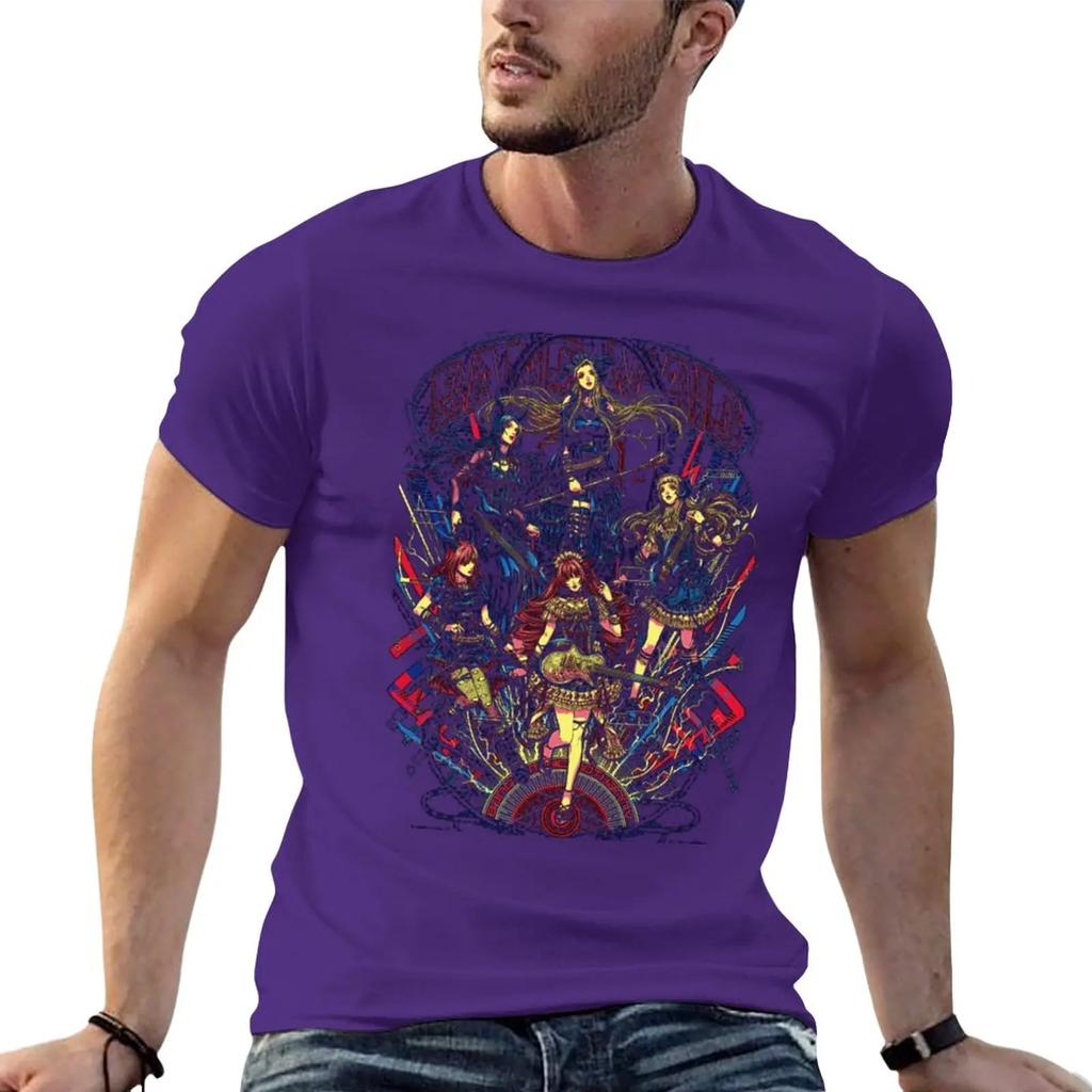 Band Maid 2023 TShirt anime graphic t shirts black tshirt funny mens cotton t shirts Summer fashion Arrival Cotton streetwear