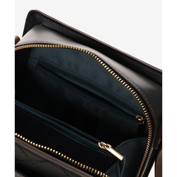 Embossed Monogram Square Shoulder Bag