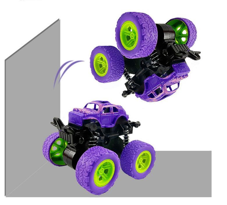 Children's Educational Toys Engineering Car Model Boy Inertial Four-wheel Drive Off-road Vehicle Car -8 Pieces