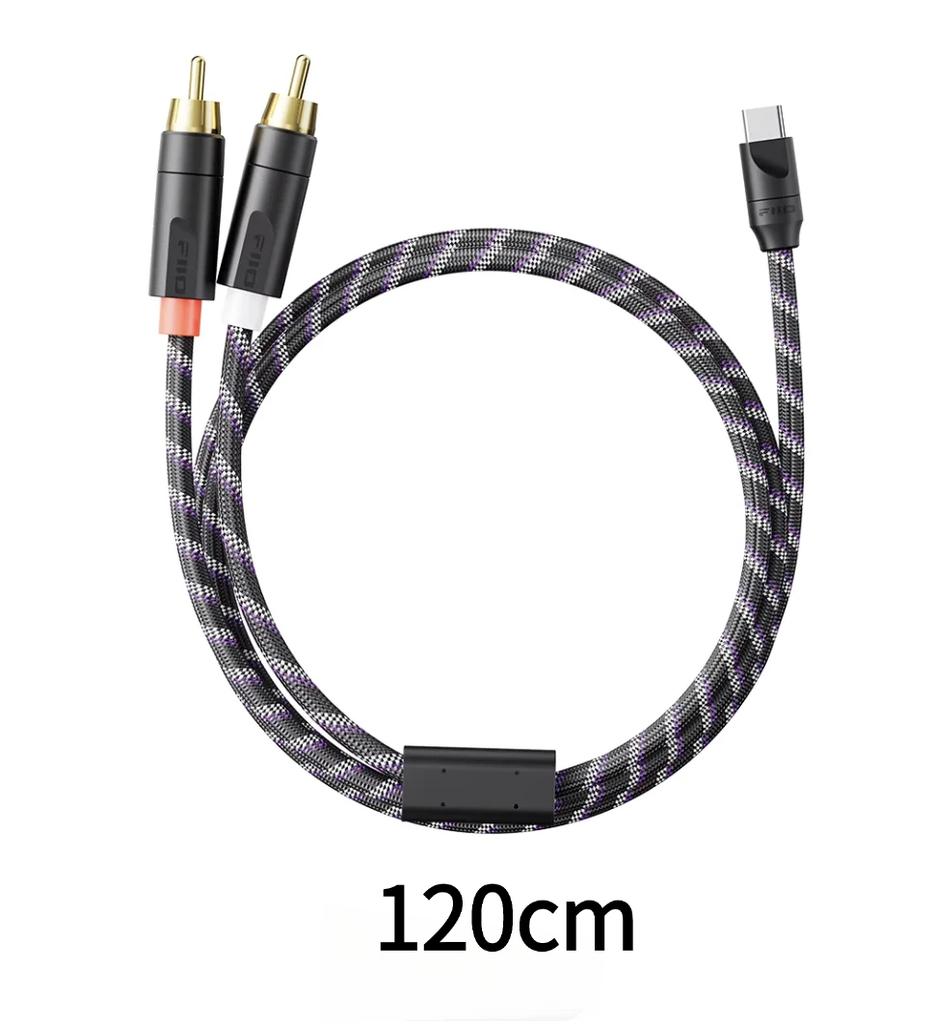 FiiO Trust High-Speed Type-C DAC Cable RCA Coaxial 3.5mm AUX HiFi Lossless Digital Audio Connection Wire For Audio Equipment