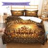 Apollo, the sun god Pattern Bedding Quilt Set Quilt Cover Pillowcase Home Decoration Birthday Gift (1 * duvet cover + 2 * pillowcase, without core)