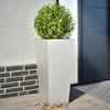 VidaXL Planters 2 Pcs 35x35x75 Cm Stainless Steel, Outdoor Planter, Flower Box, Garden Box, Planter 851089